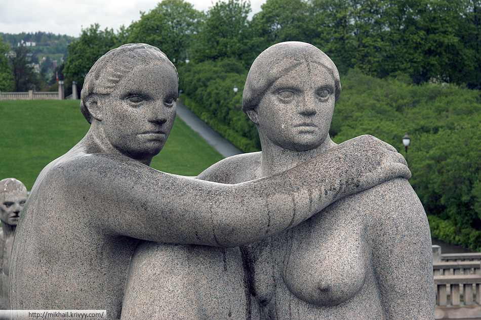 Скульптура Вигеландспарка (Vigelandsparken).