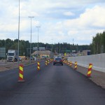 Строительство E18 на участке Koskenkylä — Kotka. Июль 2013