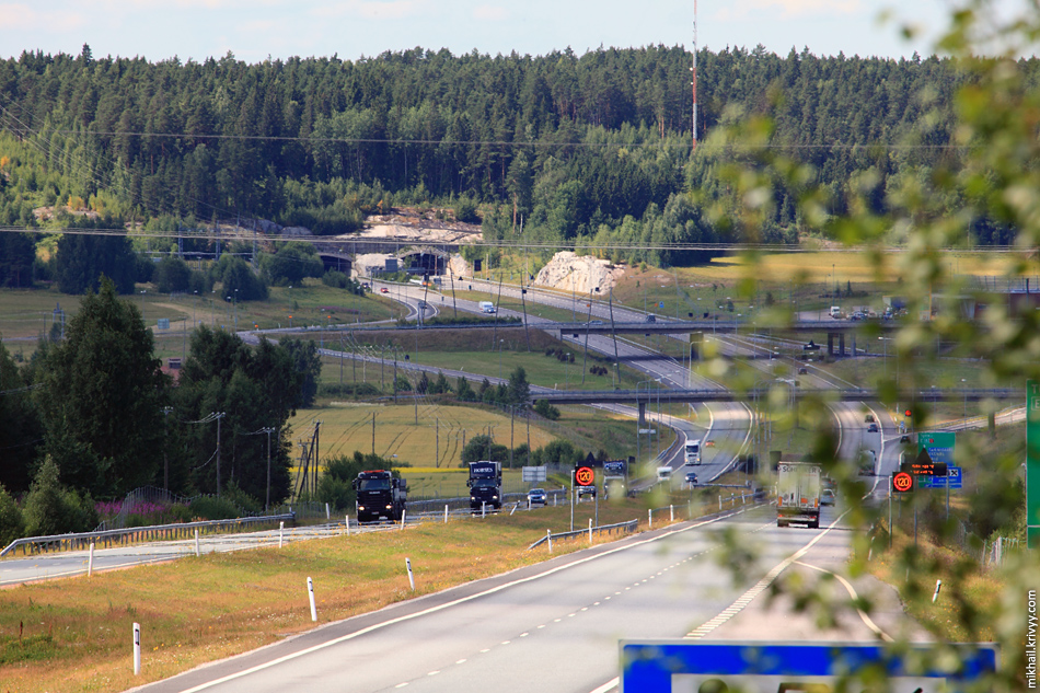 Автомагистраль E18 между Хельсинки и Турку.