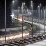 Зимняя засветка на автомагистрали М11